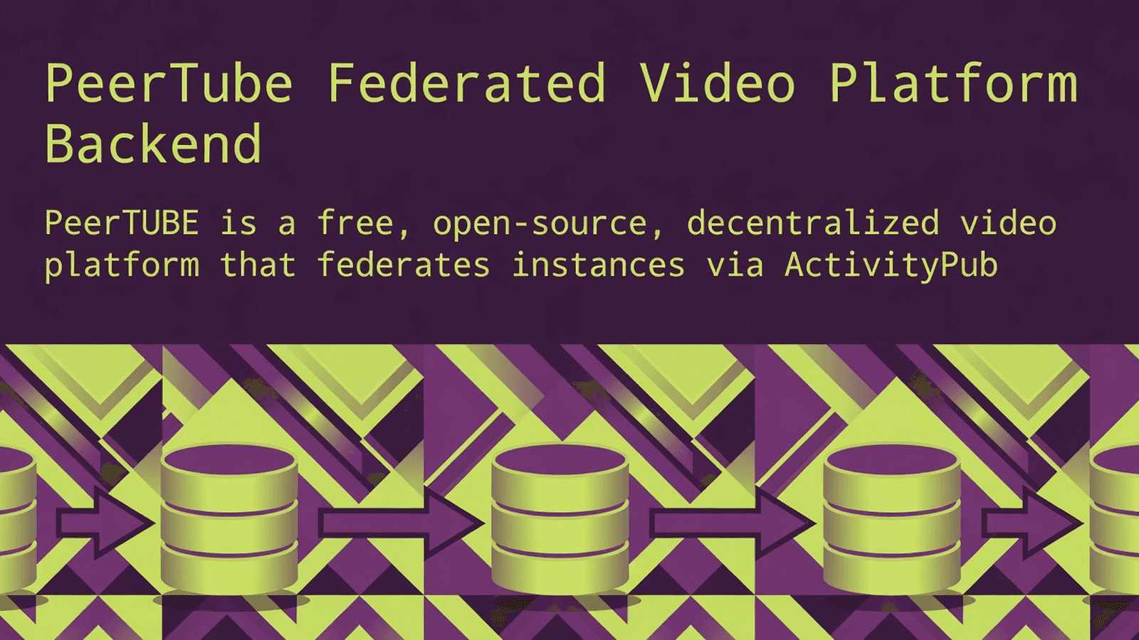 PeerTube Federated Video Platform Backend preview 1