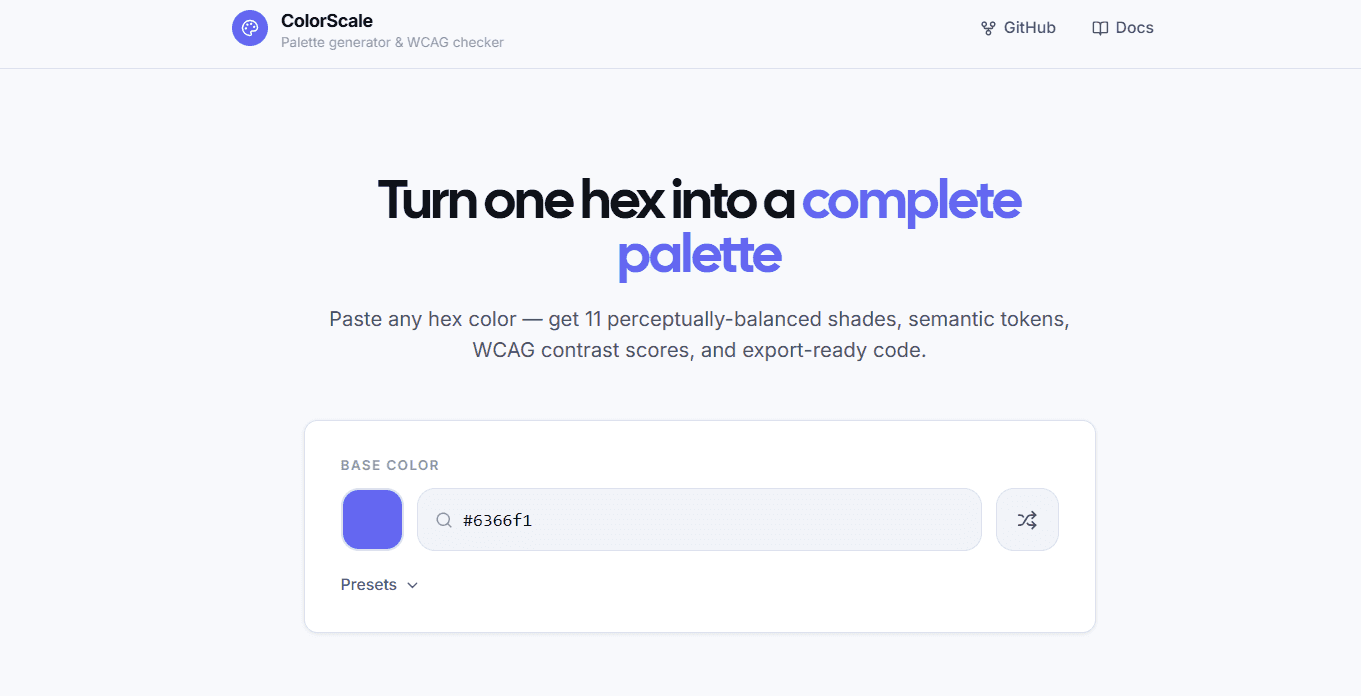 Color Palette Generator